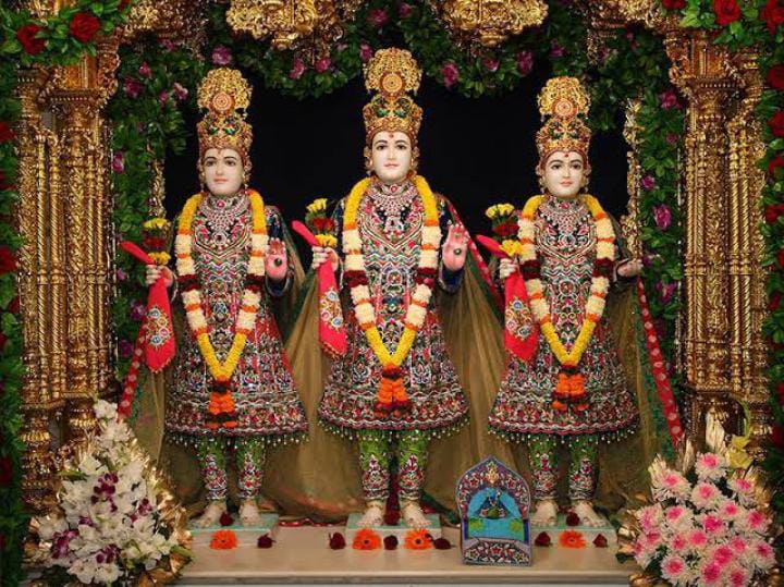 Deities at Swaminarayan Mandir